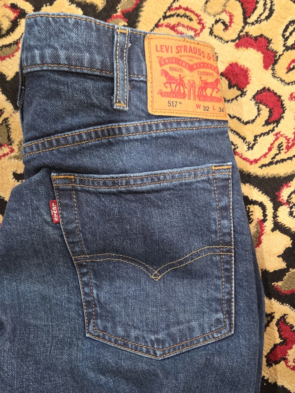Levi's Men's Bootcut Blue Jeans